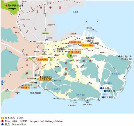 2009中国国内旅游交易会展馆周边交通图
